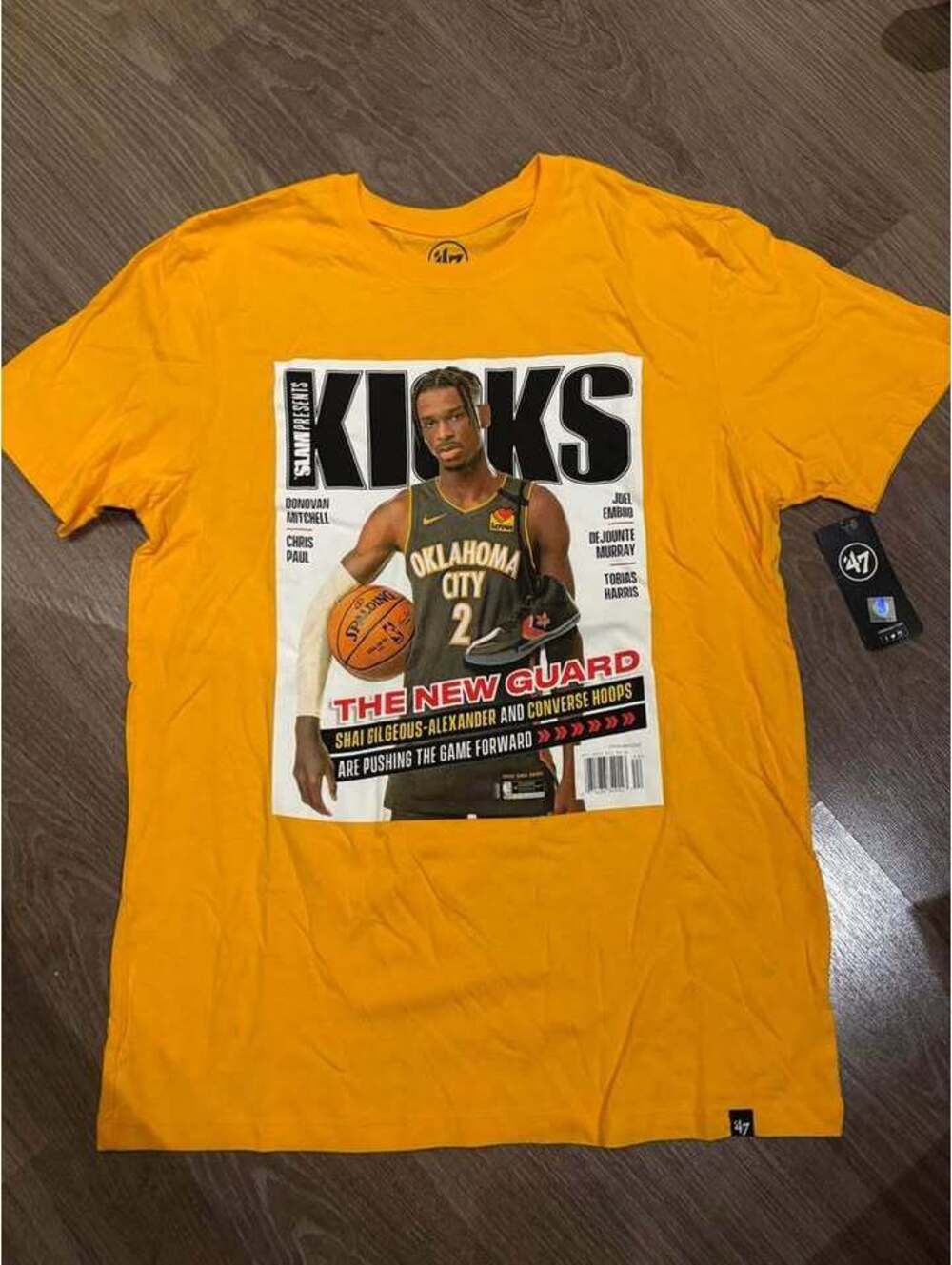 SLAM Basketball Cover T shirt ‘47 BNWT- SGA Shai Gilgeous-Alexander (KICKS 23)